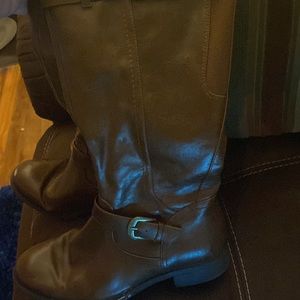 Flat Brown Boots size 7